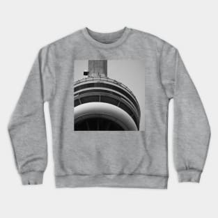 CN Tower in Black and White Crewneck Sweatshirt